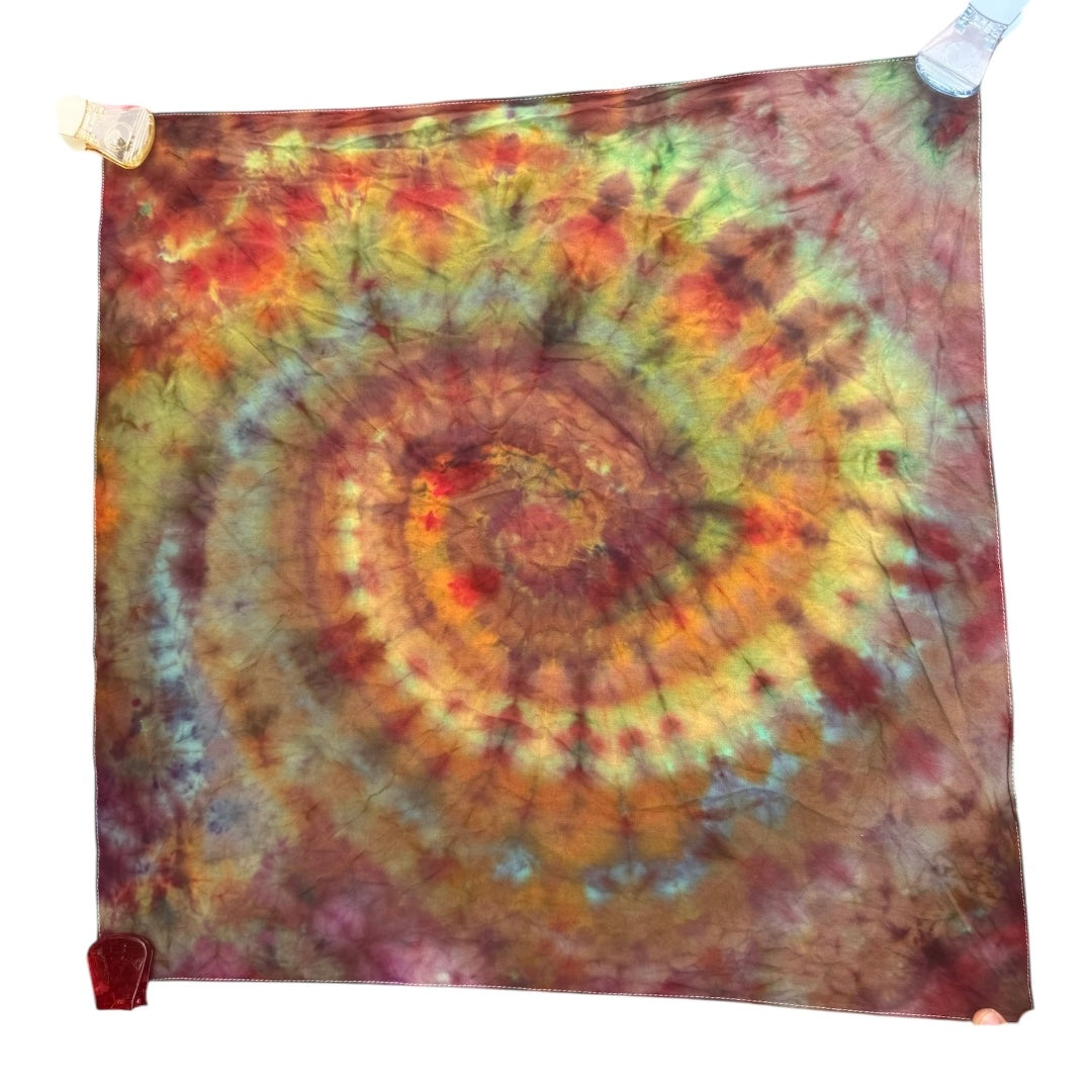 Bandanas Unique One-Of-A-Kind Handmade Tie Dye Ice Dye Bandana
