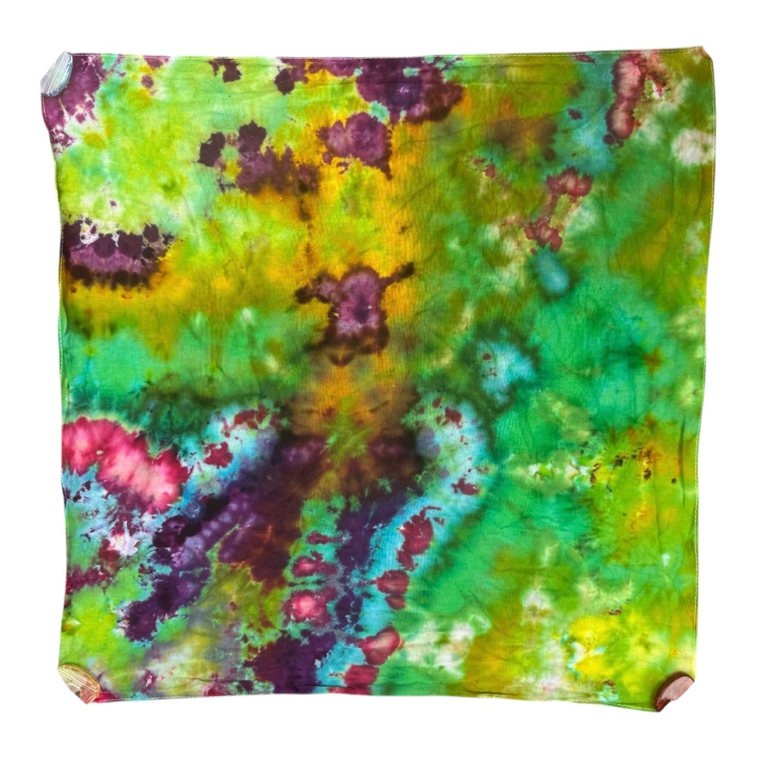 Bandanas Unique One-Of-A-Kind Handmade Tie Dye Ice Dye Bandana