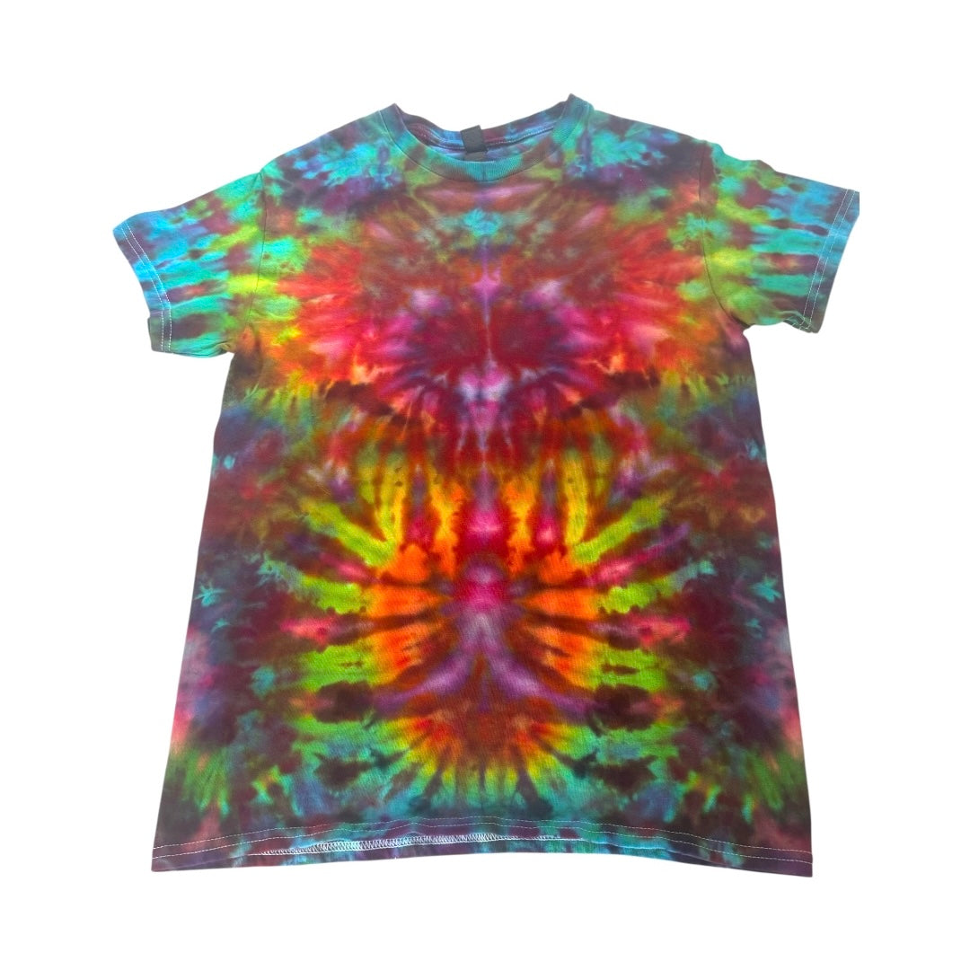 Small Unique One-Of-A-Kind Handmade Tie Dye Ice Dye Shirt