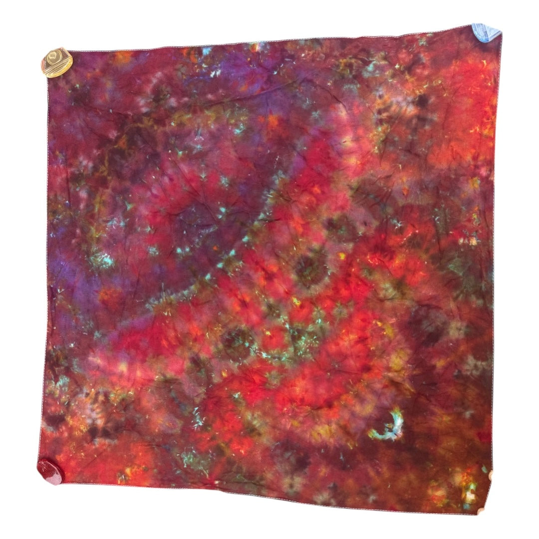 Bandanas Unique One-Of-A-Kind Handmade Tie Dye Ice Dye Bandana