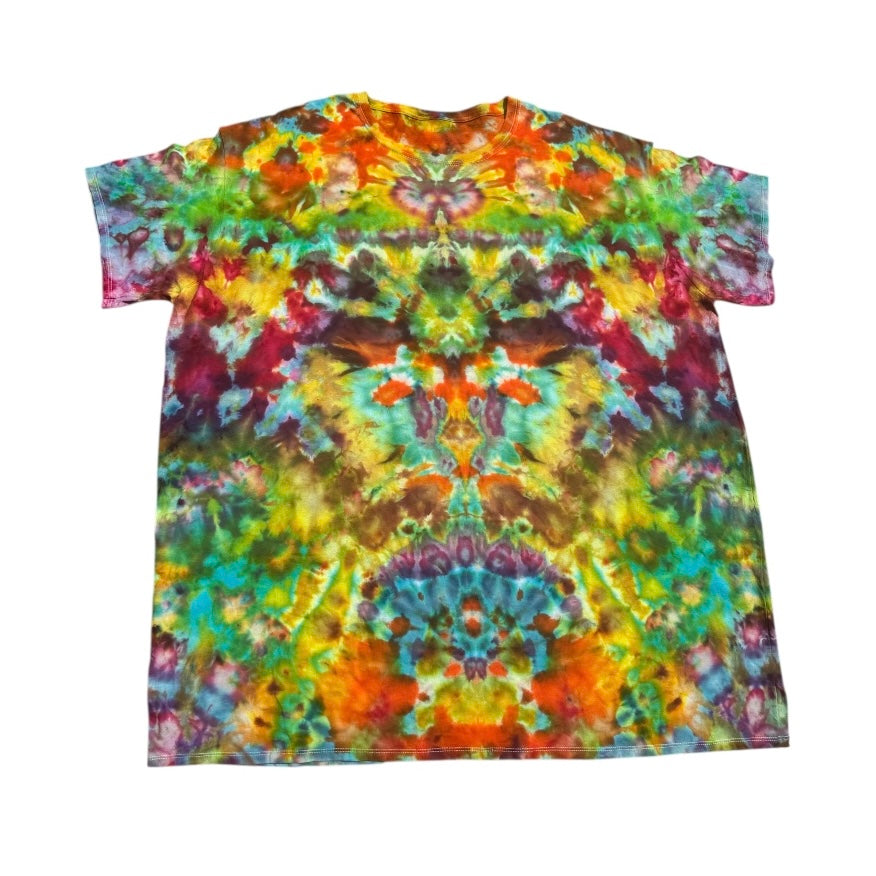Plus Sizes Unique One-Of-A-Kind Handmade Tie Dye Ice Dye Shirt