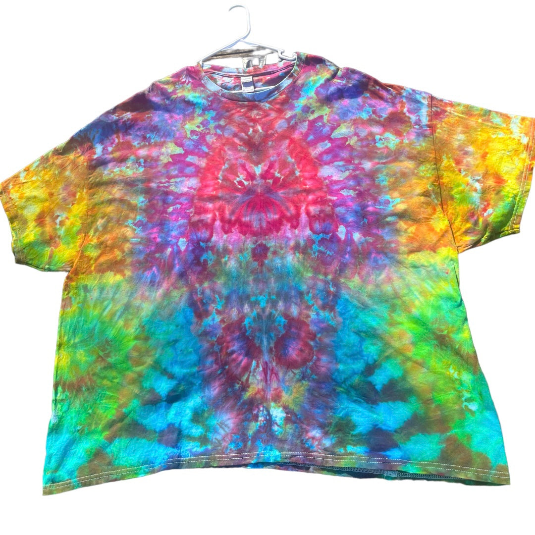 Plus Sizes Unique One-Of-A-Kind Handmade Tie Dye Ice Dye Shirt