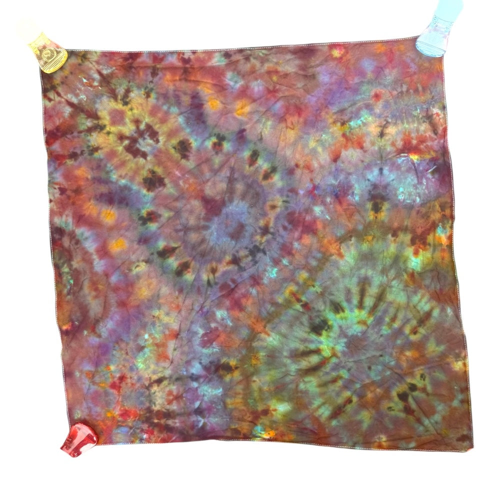 Bandanas Unique One-Of-A-Kind Handmade Tie Dye Ice Dye Bandana