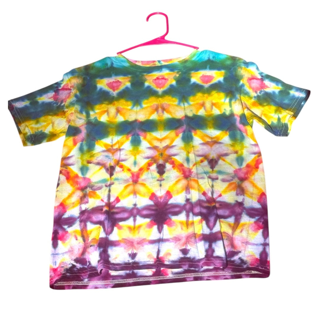 Youth Sizes Unique One-Of-A-Kind Handmade Tie Dye Ice Dye Shirt
