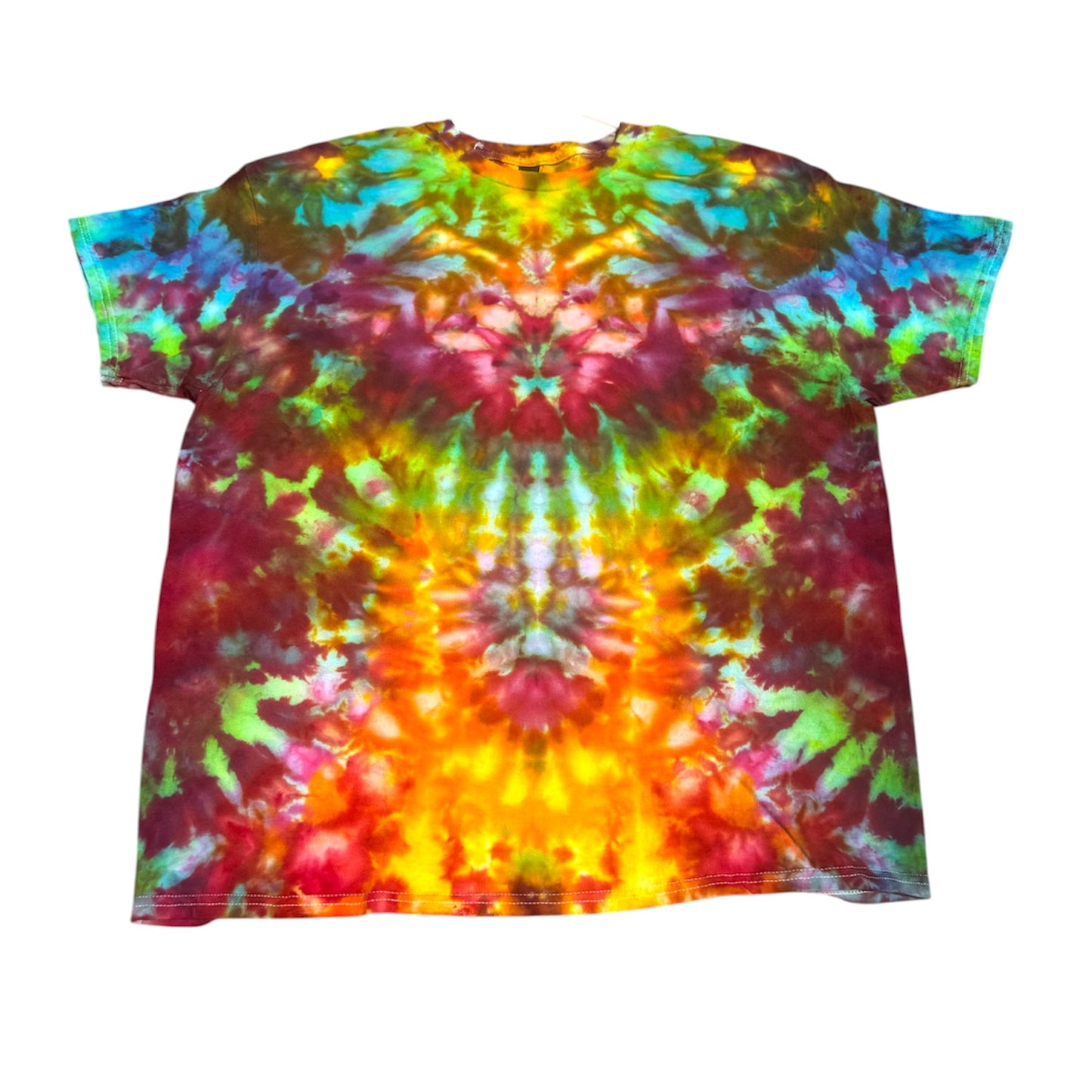 Size XL Unique One-Of-A-Kind Handmade Tie Dye Ice Dye Shirt