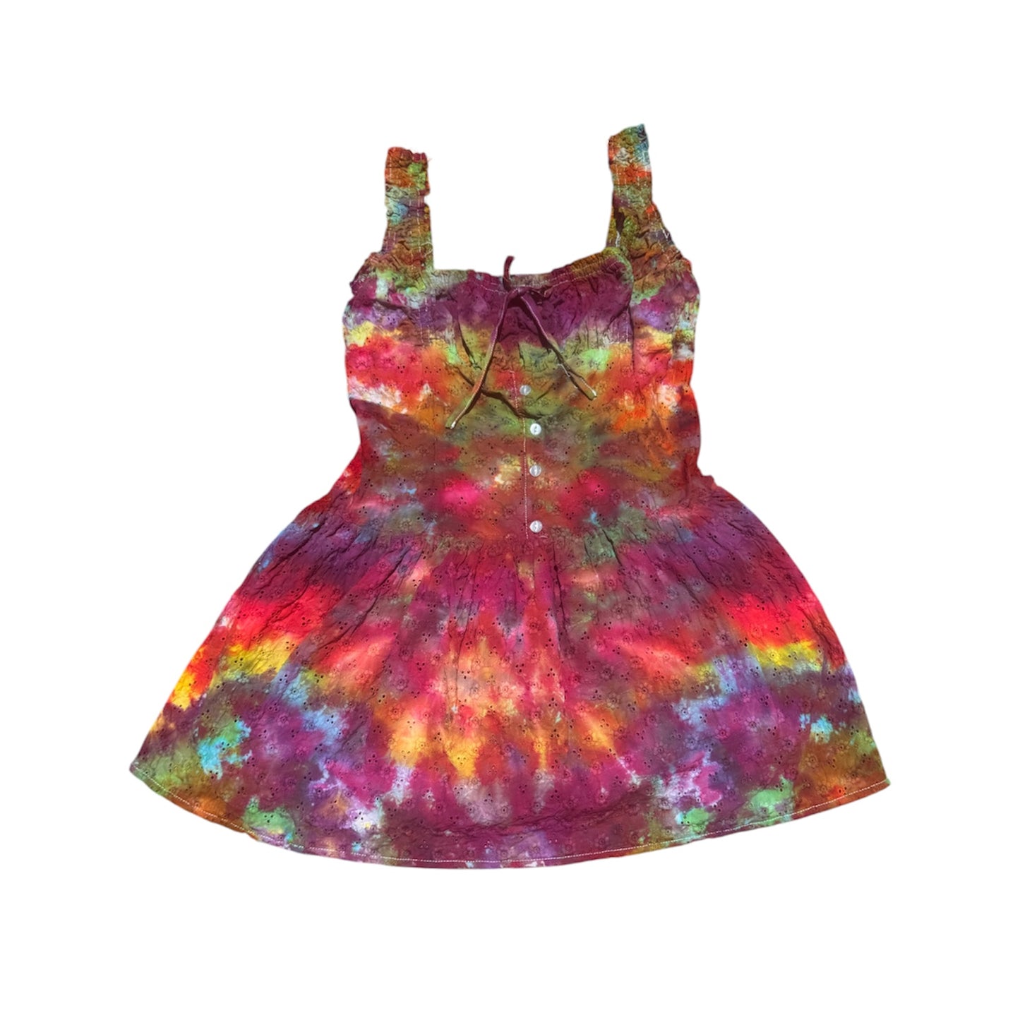 Tie Dye Dresses Unique One-Of-A-Kind Handmade Tie Dye Ice Dye Dress
