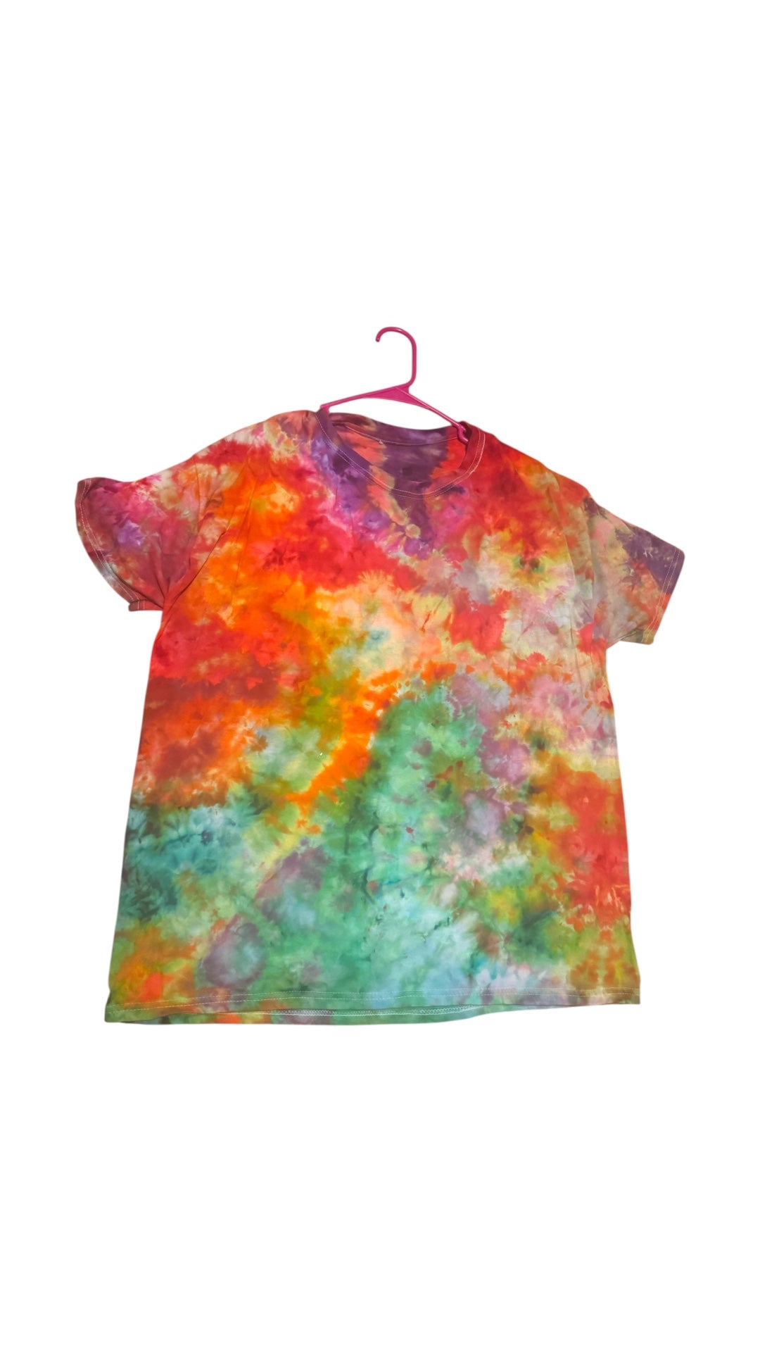 Size XL Unique One-Of-A-Kind Handmade Tie Dye Ice Dye Shirt
