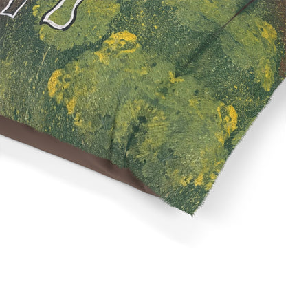 Mossy Mushroom Pet Bed — Boho Nature-Inspired Dog & Cat Cushion