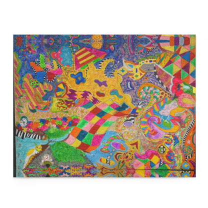 Abstract Kaleidoscope Puzzle — Colorful 120/252/500-Piece Jigsaw