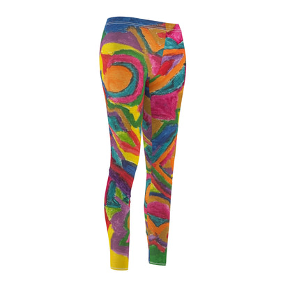 Women's Cut & Sew Casual Leggings (AOP)