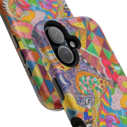 Magnetic Impact-Resistant Phone Case — Colorful Abstract Art Design