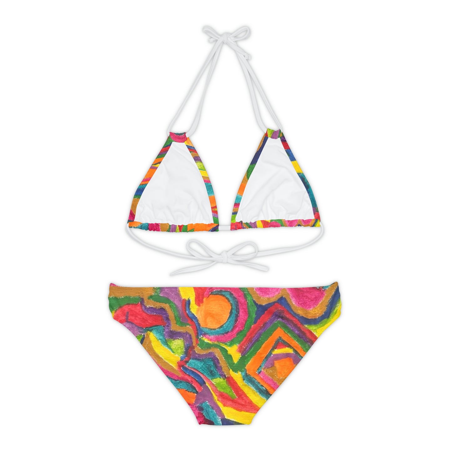 Strappy Bikini Set (AOP)