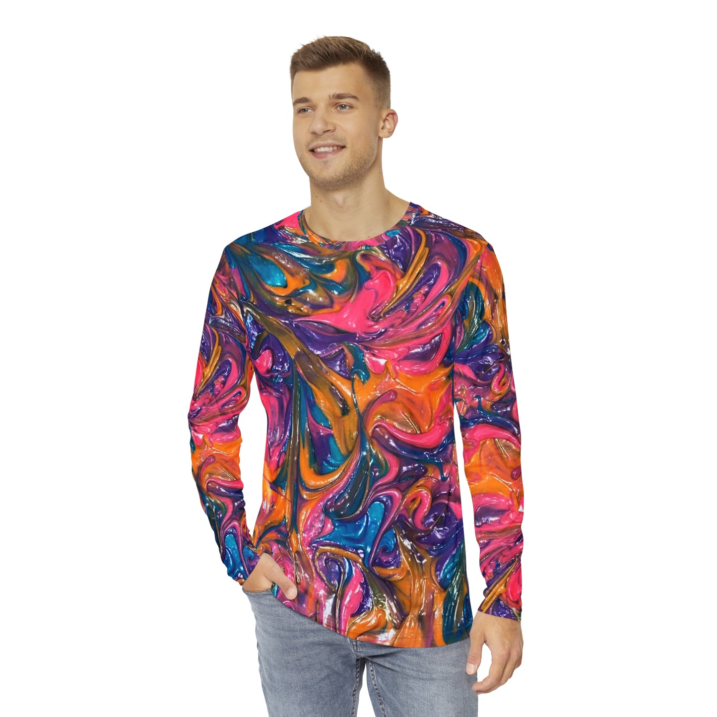 Men's Long Sleeve Shirt (AOP)