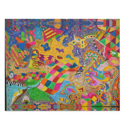 Abstract Kaleidoscope Puzzle — Colorful 120/252/500-Piece Jigsaw