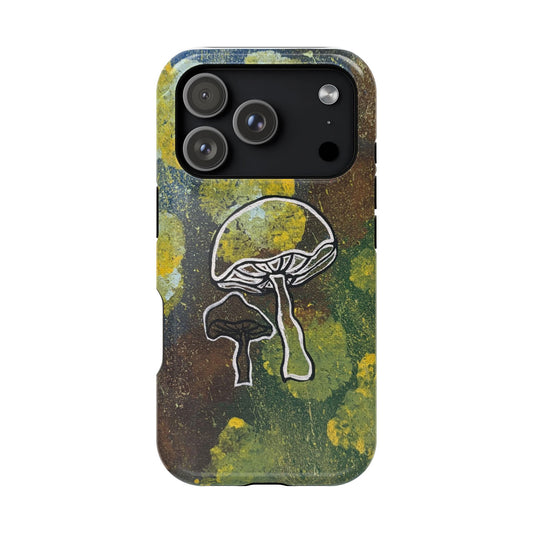 Mushroom Art Magnetic Impact-Resistant Phone Case