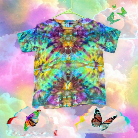 Youth Small Unique One Of A Kind Handmade Tie Dye Wearable Adventure Shirt