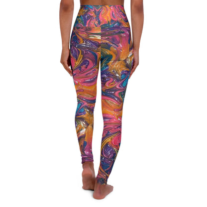 High Waisted Yoga Leggings (AOP)