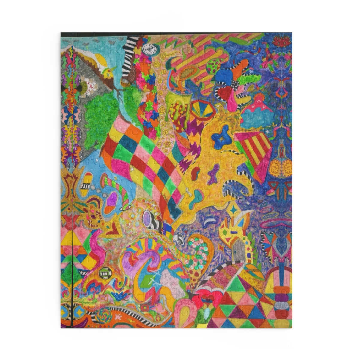 Abstract Kaleidoscope Puzzle — Colorful 120/252/500-Piece Jigsaw