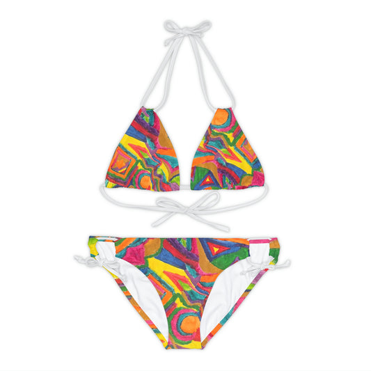 Strappy Bikini Set (AOP)