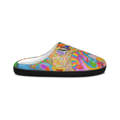 Colorful Paisley Art Women's Indoor Slippers