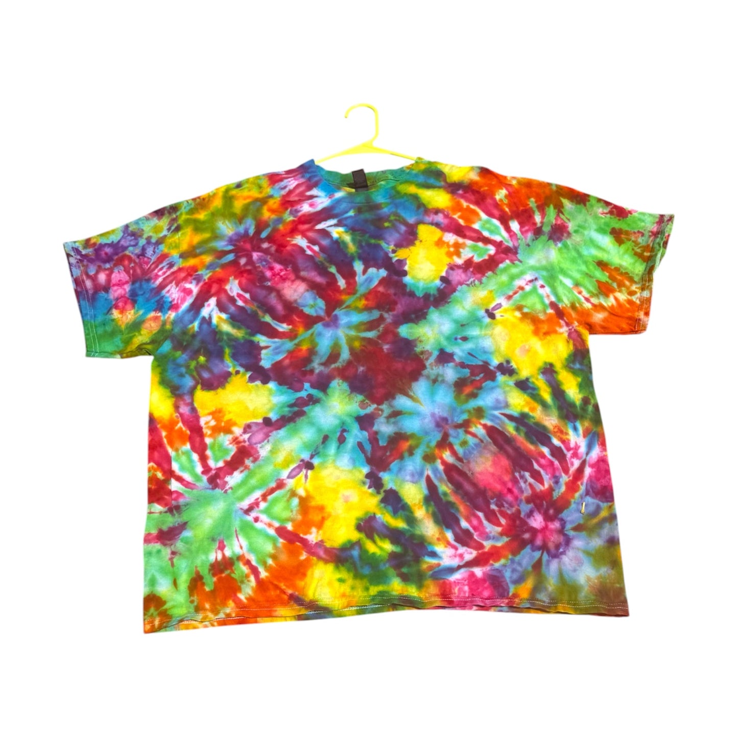 Plus Sizes Unique One-Of-A-Kind Handmade Tie Dye Ice Dye Shirt