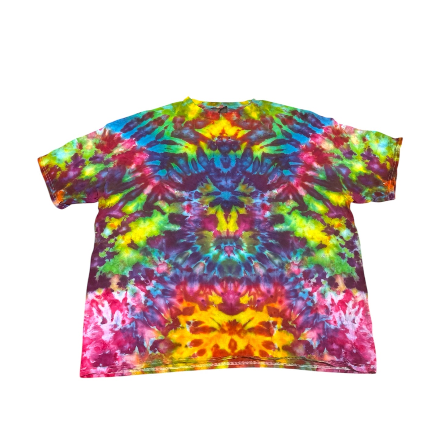 Plus Sizes Unique One-Of-A-Kind Handmade Tie Dye Ice Dye Shirt