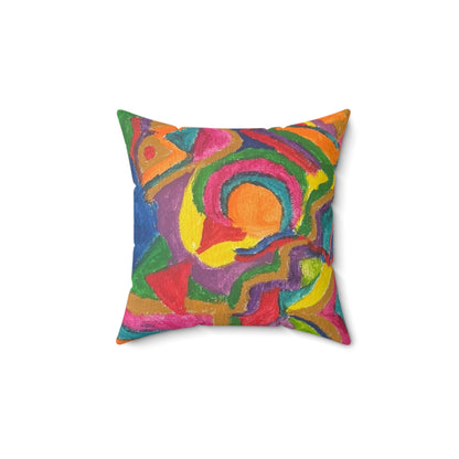 Spun Polyester Square Pillow