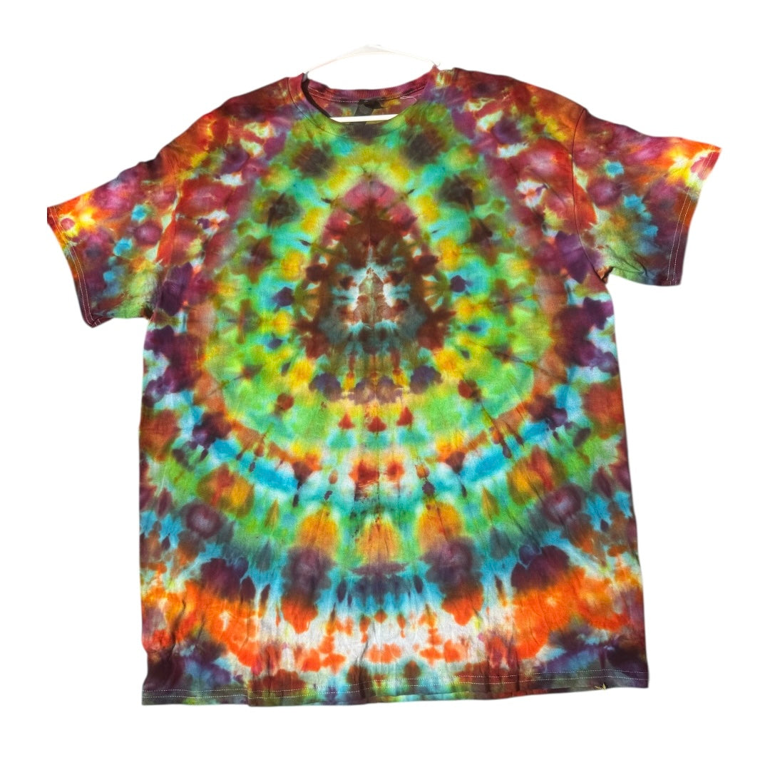 Size XL Unique One-Of-A-Kind Handmade Tie Dye Ice Dye Shirt