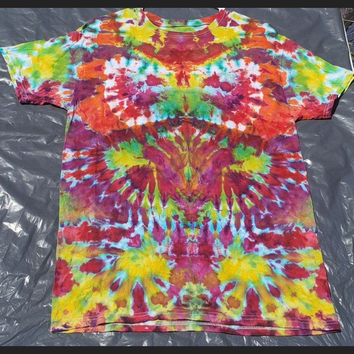 Medium Unique One Of A Kind Handmade Tie Dye Wearable Adventure Shirt