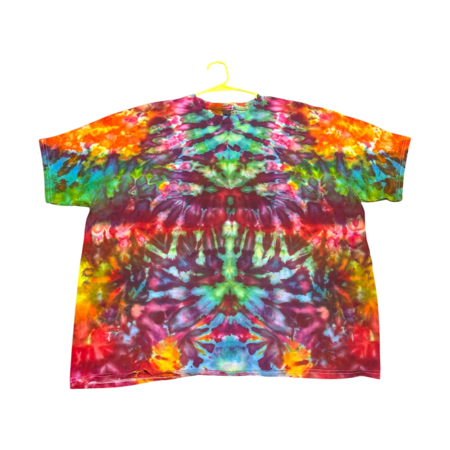 Plus Sizes Unique One-Of-A-Kind Handmade Tie Dye Ice Dye Shirt