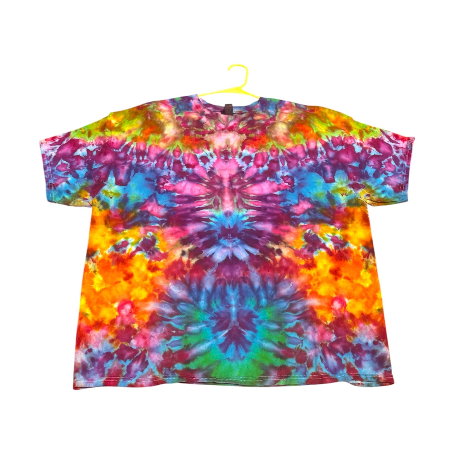 Plus Sizes Unique One-Of-A-Kind Handmade Tie Dye Ice Dye Shirt