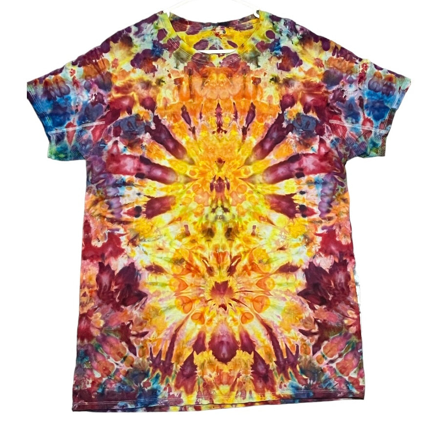 Large Unique One Of A Kind Handmade Tie Dye Wearable Adventure Shirt