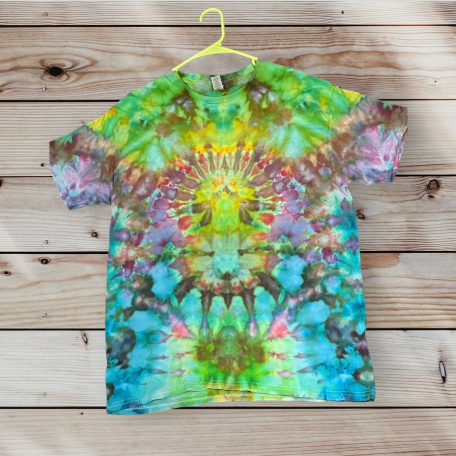 Large Unique One Of A Kind Handmade Tie Dye Wearable Adventure Shirt