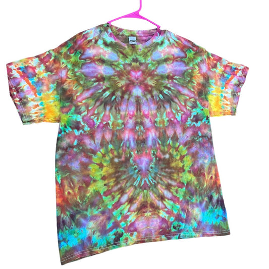 Size XL Unique One Of A Kind Handmade Tie Dye Wearable Adventure Shirt