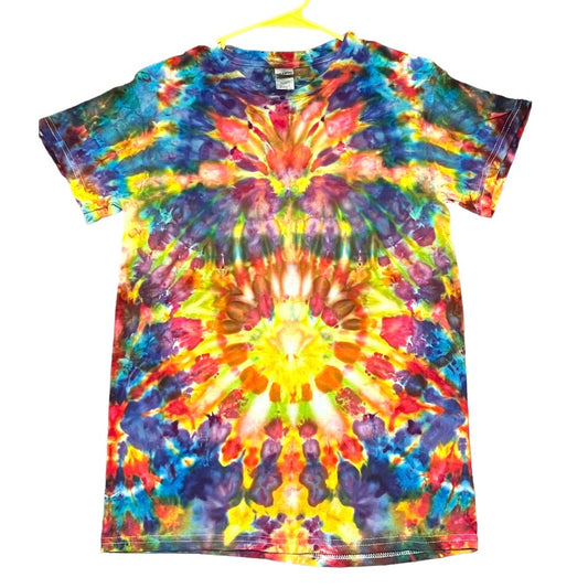 Small Unique One Of A Kind Handmade Tie Dye Wearable Adventure Shirt