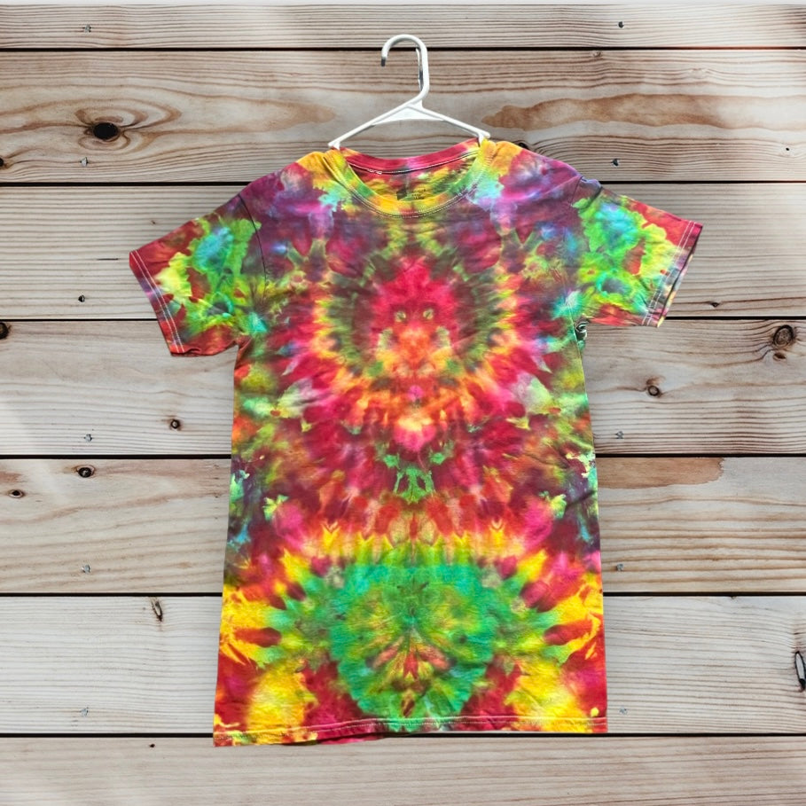 Small Unique One Of A Kind Handmade Tie Dye Wearable Adventure Shirt