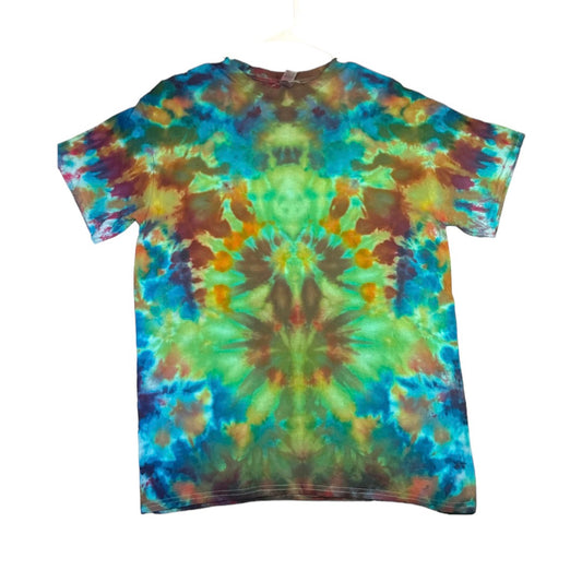 Medium Snow Tie Dye Unique One Of A Kind Handmade Tie Dye Wearable Adventure Shirt