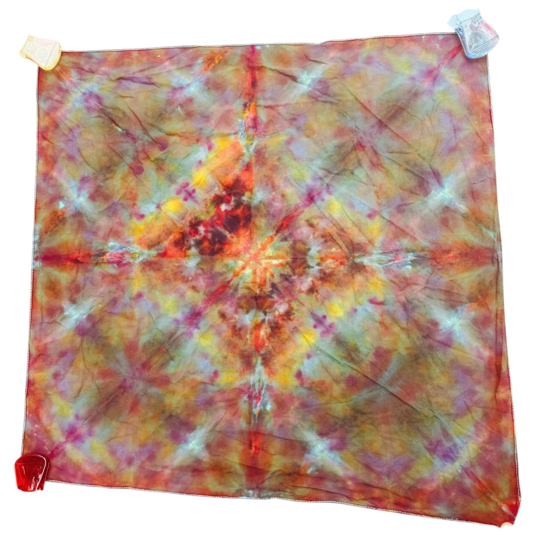 Bandanas Unique One-Of-A-Kind Handmade Tie Dye Ice Dye Bandana