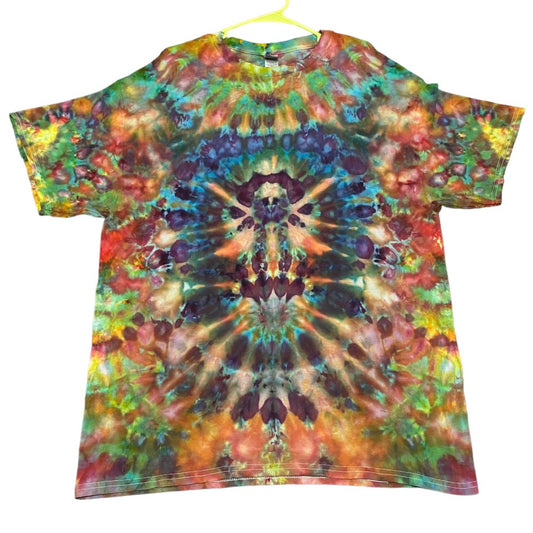 Size XL Unique One Of A Kind Handmade Tie Dye Wearable Adventure Shirt