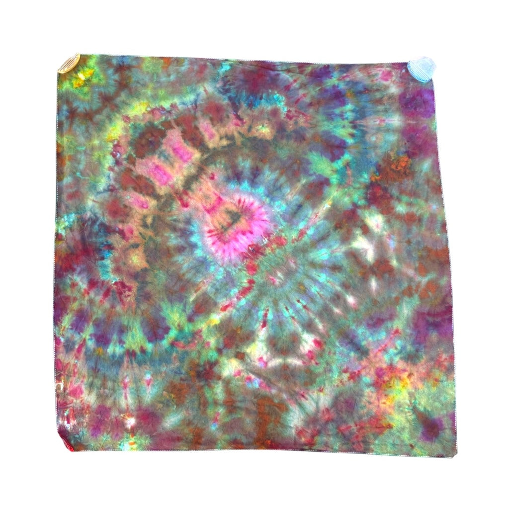 Bandanas Unique One-Of-A-Kind Handmade Tie Dye Ice Dye Bandana