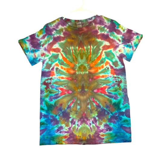 Small Snow Tie Dye Unique One Of A Kind Handmade Tie Dye Wearable Adventure Shirt