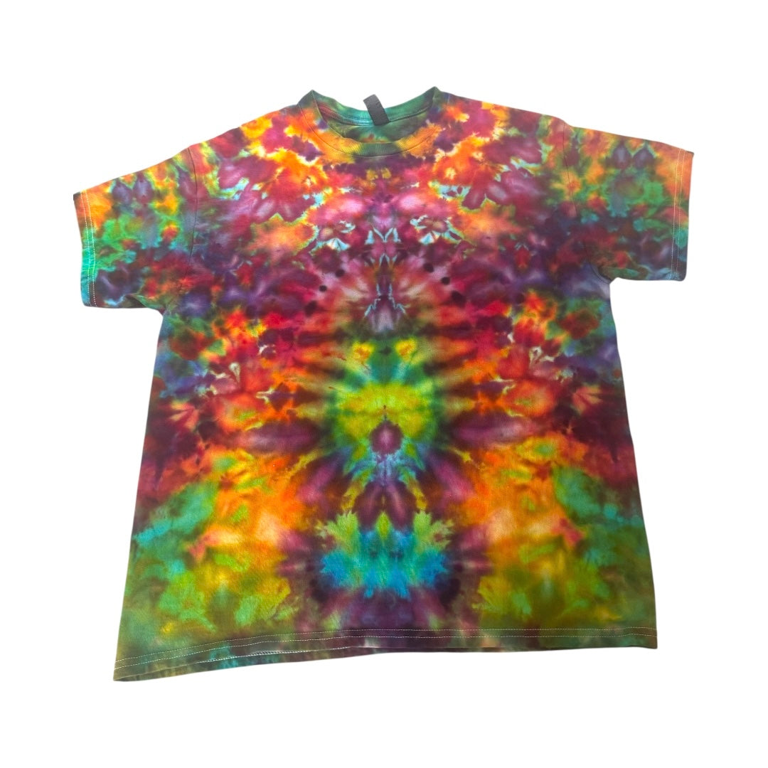 Large Unique One-Of-A-Kind Handmade Tie Dye Ice Dye Shirt