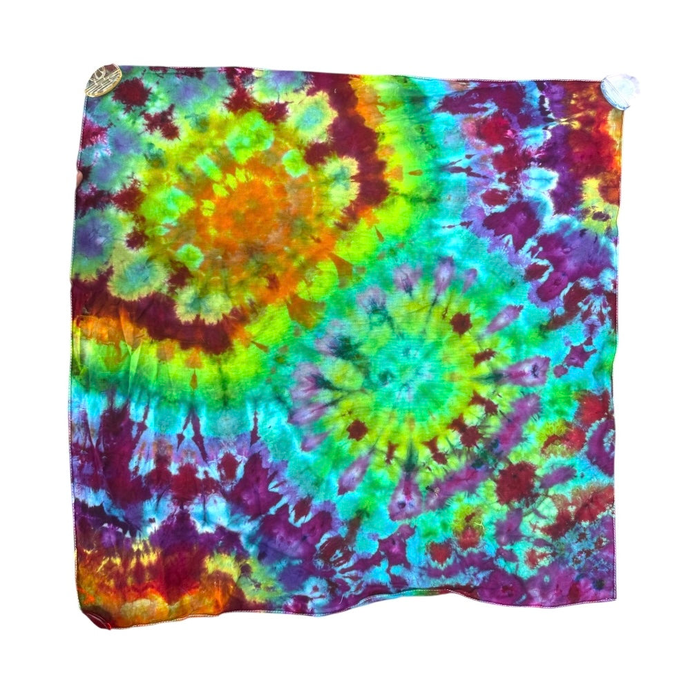 Bandanas Unique One-Of-A-Kind Handmade Tie Dye Ice Dye Bandana