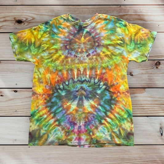 Large Unique One Of A Kind Handmade Tie Dye Wearable Adventure Shirt