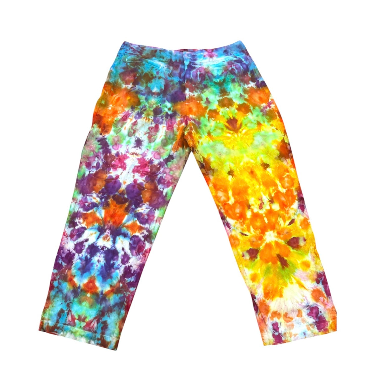 Tie Dye Pants Unique One-Of-A-Kind Handmade Tie Dye Ice Dye Pants