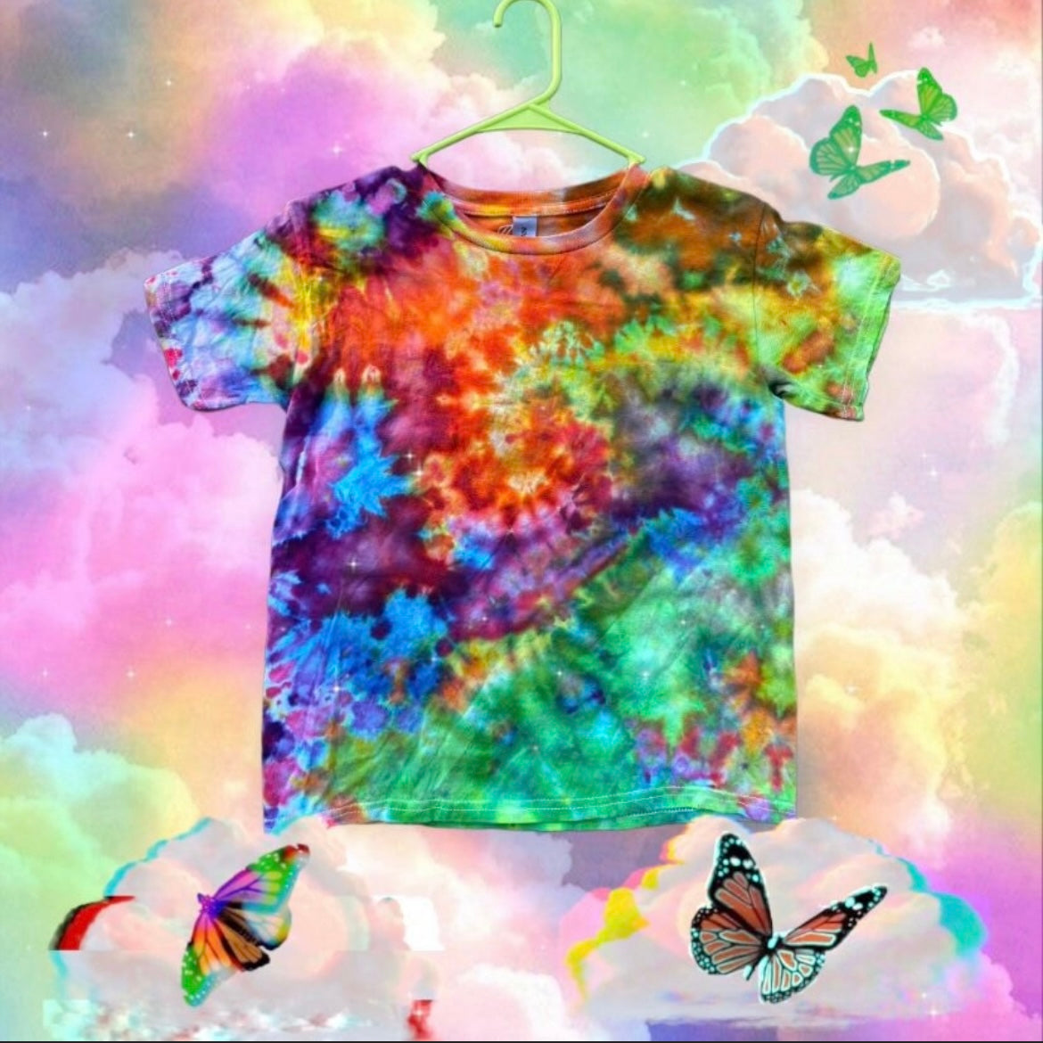 Youth Small Unique One Of A Kind Handmade Tie Dye Wearable Adventure