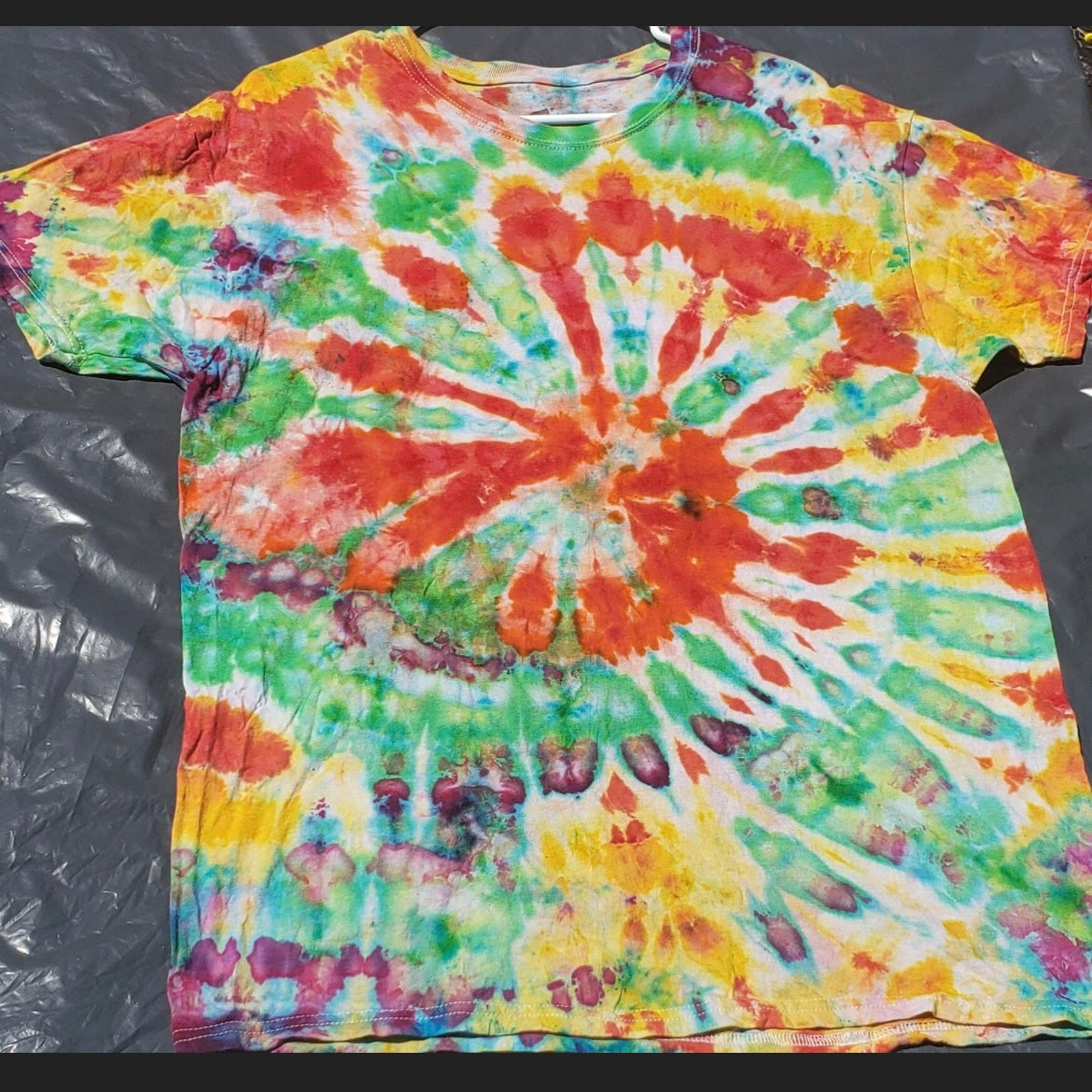 Large Unique One Of A Kind Handmade Tie Dye Wearable Adventure Shirt