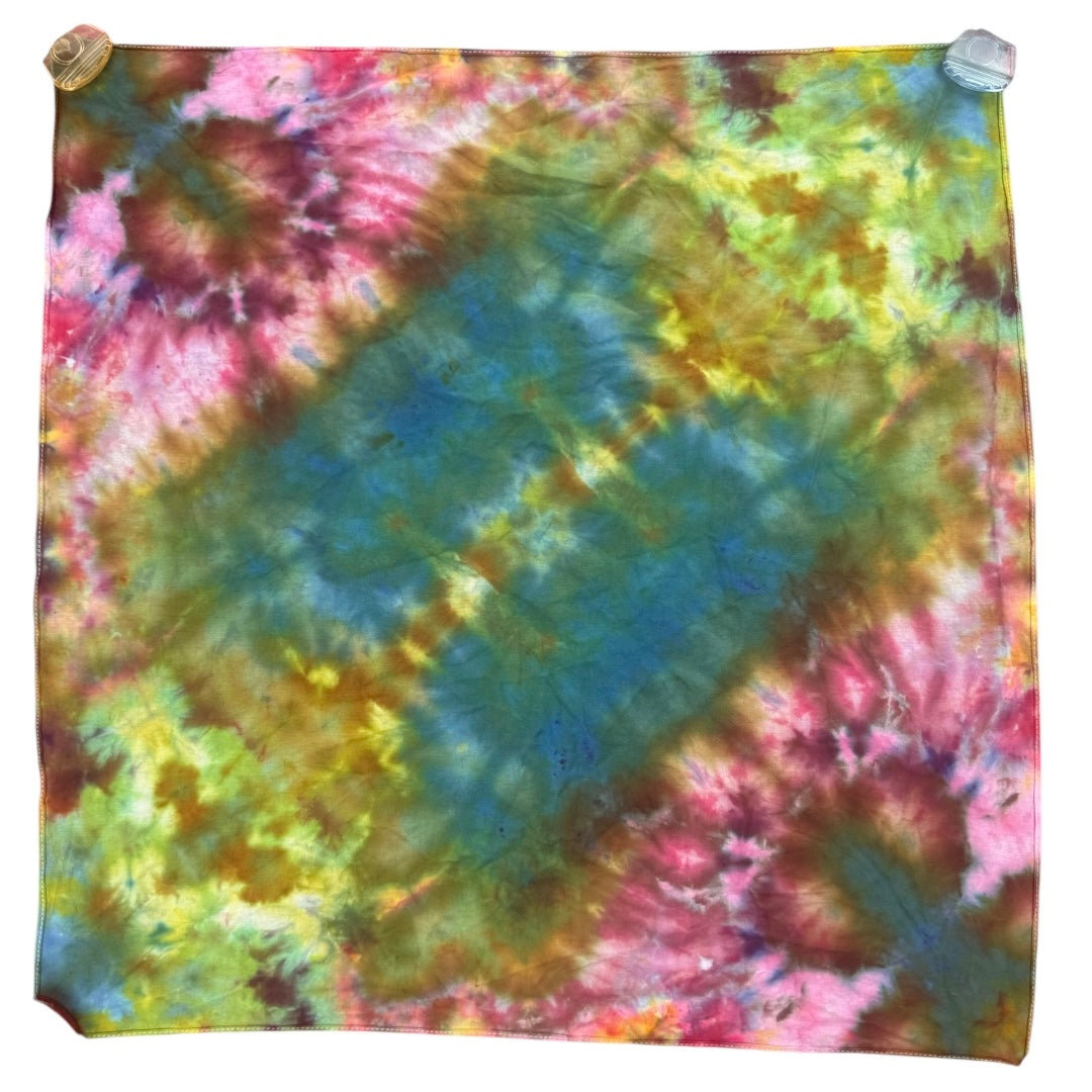 Bandanas Unique One-Of-A-Kind Handmade Tie Dye Ice Dye Bandana