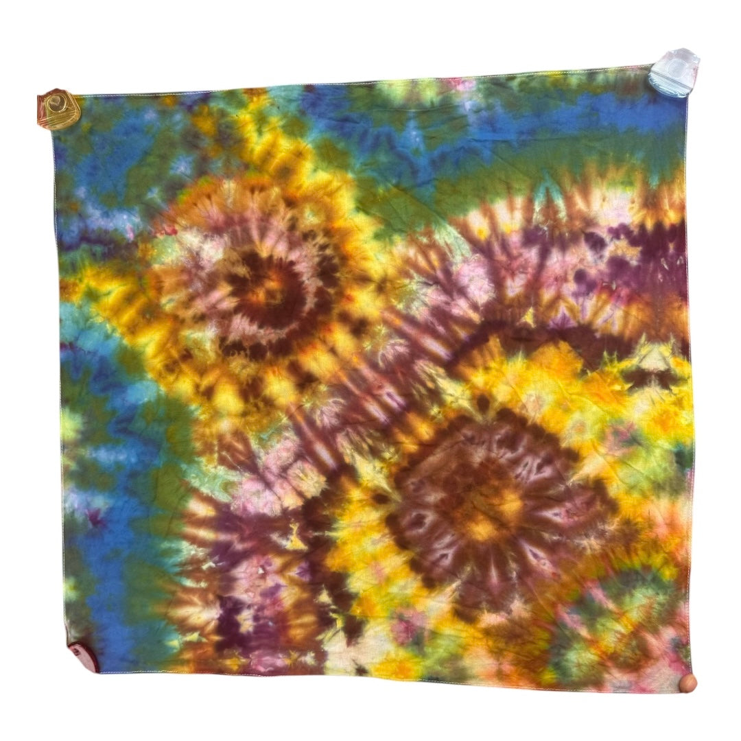 Bandanas Unique One-Of-A-Kind Handmade Tie Dye Ice Dye Bandana