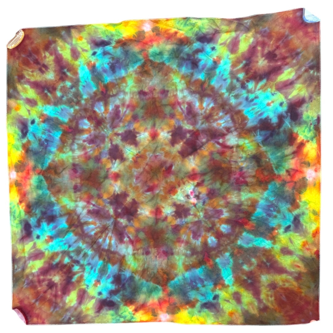 Bandanas Unique One-Of-A-Kind Handmade Tie Dye Ice Dye Bandana